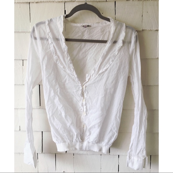 Tops - ♡ 100% cotton sheer blouse